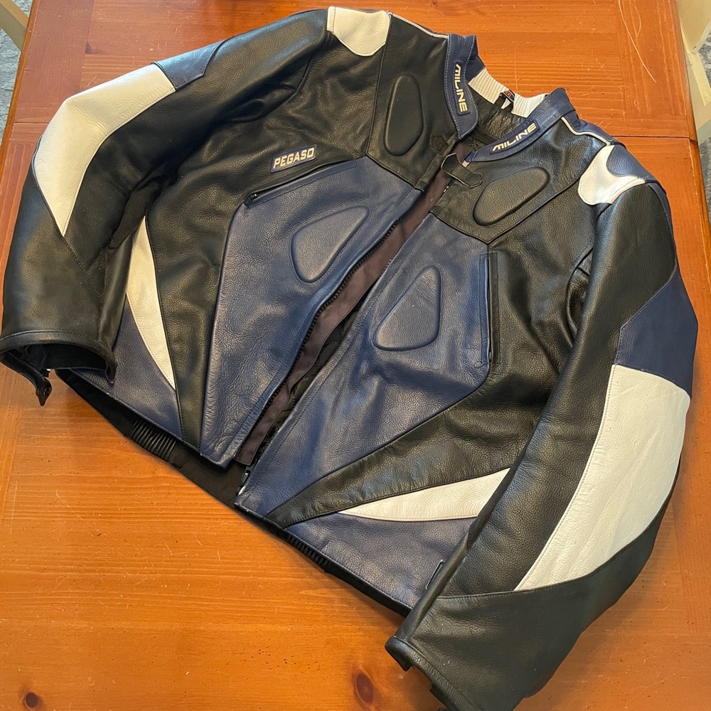 Men's Black and Blue Performance Jacket